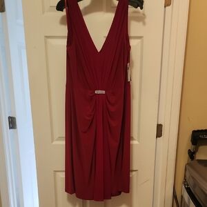 Ralph Lauren Vibrant Red Dress Size 14 NWT